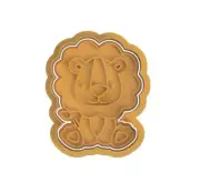 Lion Cookie Cutter and Embosser