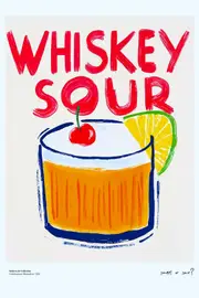 [Namly Design] Poster - Whiskey Sour