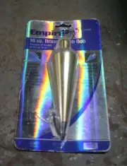 Empire 16oz Brass Plumb Bob 916BR