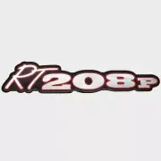 RANGER RT208P RAISED EMBLEM DECAL 16 3/4" X 3 1/2" 337826 BLACK/RED/SILVER BOAT