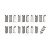 3x6mm Dowel Pins, 20pcs Round Head Flat Chamfered End Dowel Pin