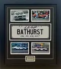 ALLAN MOFFAT Signed BATHURST Number Plate with 4 Ford Wins +Photos FRAMED COA