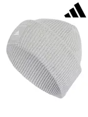 adidas Grey adidas Pink Wide Cuff Beanie (517984) | $30