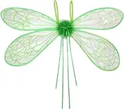 Hailong Ming Elfwings for Stage Appearances Festival Motto Party Kinder, Green, as described