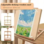 Tabletop Easel 18 Inches H-Frame Wood Easel Adjustable Easel Stand for oll