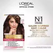 L'Oreal Paris Excellence Creme Triple Care Hair Color 4.15 Frosted Brown