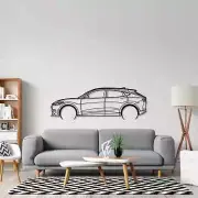 Wall Art Home Decor 3D Acrylic Metal Car Auto Poster USA Silhouette Mach E GT