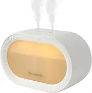 Deevepanda Small Dual Cool Mist Humidifiers for bedroom,500ml Mini Plant Humidifier indoor, Rechargeable Battery Powered Portable Desk Baby Humidifiers for Kids Room Home Baby Nursery, Office