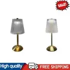 Crystal Table Lamp Metal Base Rechargeable Touch Desk Light (Striped Crystal) AU
