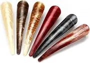 LONEEDY 6 Pack 3.3Inch Duck Teeth Bows Hair Clips Hair Grip Crocodile Accessories Hairpins Chic Styling Claw Hair Barrettes Makeover Pinch Clip - Classic