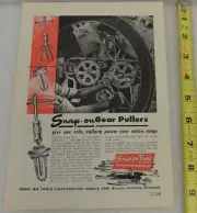 Snap-on Tools February 1947 Popular Science AD Original 6 ½" x 9 ½" Vintage Old