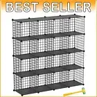 Lightweight Metal Cube Shelves - Modern Storage Solution for Bedroom or Office