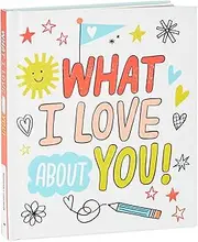 Hallmark ‘What I Love About You!’ A Colour-Your-Own Recordable Storybook / Kids Hardcover Recordable Book - 8.5" W x 10" H x 1" D