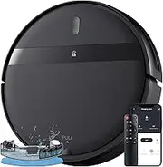 Robot Vacuum and Mop Combo, App/Alexa, Robotic Vacuum With WiFi/Bluetooth, Self-Charging Mopping Robot Vacuum Cleaner, Set Schedule, Tangle-Free Strong Suction Ideal for Pet Hair/Carpet/Hard Floor