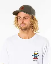 Rip Curl Men's Flexfit Cap ~ Wetty olive