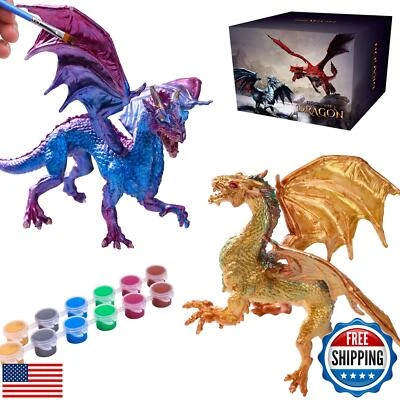 SOLDAY Dragon Toys Painting Kits for Kids Arts and Crafts Ages 3 6 5 7 9 12 B
