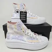 Women's Converse Chuck Taylor All Star Move Hi 'White' Floral Platform / A06672C
