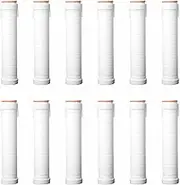 Shower Filter for Handheld Shower Head, Set of 12 PP Cotton Filter for Hard Water Remove Chlorine and Harmful Substances, Reduces Dry Itchy Skin, Make Bathing Healthier