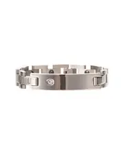 Eye Candy LA The Bold Collection Titanium CZ Cameron Bracelet