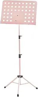 Oshhni Folding Music Stand Music Stand for Sheet Music Music Book Stand Portable Zither Music Rack for Ukulele Player Saxophonists
