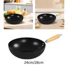 Frying Pan Wok Pan Pot Egg Baking Pan Flat Bottom Utensils Multifunction
