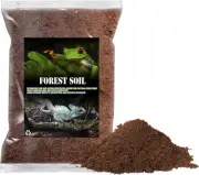 BNOSDM Reptile Soil Substrate Fluffy 11.81x14.17*2.36inch, brownish black