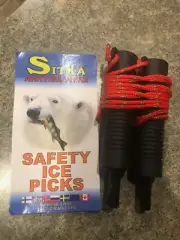 SITKA SAFETY ICE PICKS - Life Saving Ice Picks-Spring Loaded Shields for Points