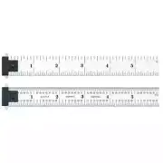 Starrett 6" Hook Scale 4R 1/8" 1/16" 1/32" 1/64" 3/4 Wide CD604R-6 52665