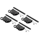 2pcs Lounge Chair Seat Latch Hinge Fixed Catch Lock and Release Part Set