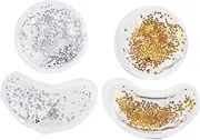 2 Sets of 4pcs Gel Eye Pads Cooling Eye Packs for Women Product Sequins Redness Relief