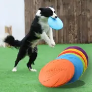 Soft Silicone Dog Frisbee Bendy Rubber flying disc flexible fetch toy frissbee