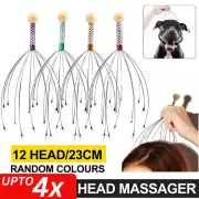 Stress Release Tip Head Neck Scalp Massager Massage Octopus Equipment Relax Tool