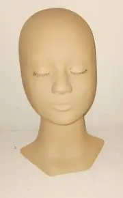 Mannequin Head Lash/Eyelids Silicone Practice Model (white)