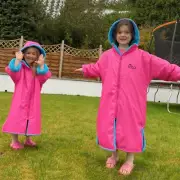 Children’s Deck Coat Swimming Parka Water & Wind Proof Hooded Long Sleeve Cloak