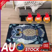 Owl Latch Hook Craft Kit DIY Rug Carpet Needlework Home Decoration Carpet Making