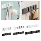 Wall Mounted Coat Rack Space Saving Hat Rack Hooks for Office Mudroom Home