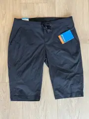 Columbia Anytime Outdoor Long Short Womens 8 Black Active Fit Omni-Shade NWT