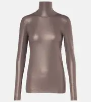 [Brunello Cucinelli] Brunello Cucinelli Cotton-blend turtleneck sweater AU 8 brown