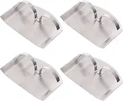 Stainless Steel Finger Guard,4Pcs Stainless Steel Finger Protector Finger Guard,Finger Guard Slicing Cutting Protector,Stainless Steel Finger Guard Knife Cutting Protector,Finger Protector for Slicing