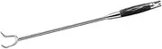 MOTHNUR Meat Hook with Wooden Handle Food Turner Tool for BBQ Grilling and Meat Preparation Easy to Clean for and Kitchens