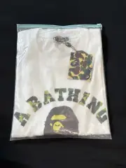 A Bathing Ape X Tom & Jerry Ape Head T Shirt Tee White Men's XXL World Gone Mad