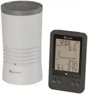 Digital Rain Gauge with Temperature Alarm with Ice-Alert Function LCD Display Unit