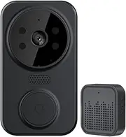 WiFi Smart Video Doorbell Camera 2-Way Audio Wireless Visual Intercom Doorbell Night Vision Smart Visual Doorbell APP Remote Monitoring for Villa Home Office Apartment