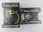 Franklin Brass - Towel Ring & Soap Dish - Polished Brass - Jamestown Series
