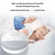 White Noise Machine Portable - Sleep Sound Soother for Baby Adults & Travel Gift