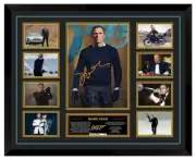 James Bond 007 Daniel Craig signed Framed Memorabilia