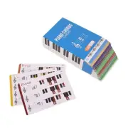 Piano Chords Fun Learning for Piano Music Learners Practice Chart Educational