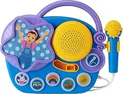 eKids Ms Rachel Karaoke Microphone with Boombox for Fans of Toddler Toys, Kids Karaoke Machine with Built in Music