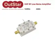 144MHz Low Noise Amplifier Module VHF RF LNA 50ohms 28dB+ SMA Female Connector
