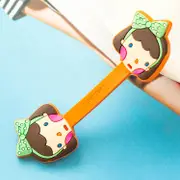 2Pcs Cable Earphome Cord Wrap Cartoon Organizer Holder Silicone Rubber USB Tidy Storage Fastener 7039 3